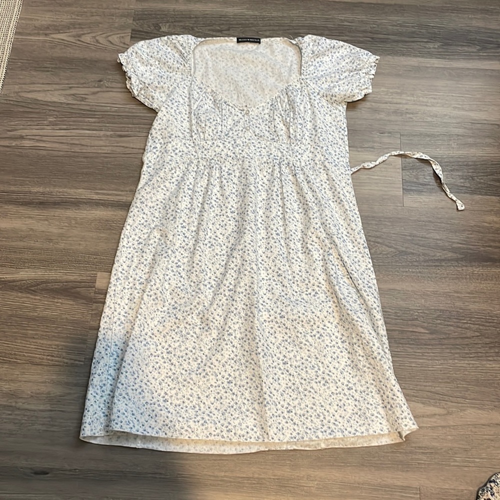 Cute Blue Floral Dress